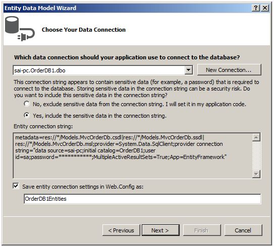 Selecting database objects